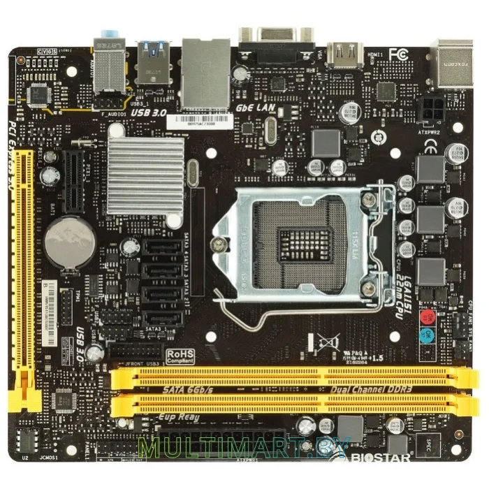 Материнская плата BIOSTAR H110MHV3